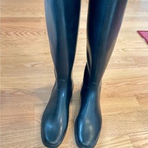Vintage Rubber Equestrian Boots - UK 8 / EU 42